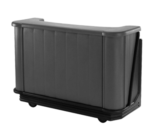Cambro BAR650DX420 67 1/2" Portable Bar - Pre-Mix Drink System, CO2, Black/granite Gray-cityfoodequipment.com
