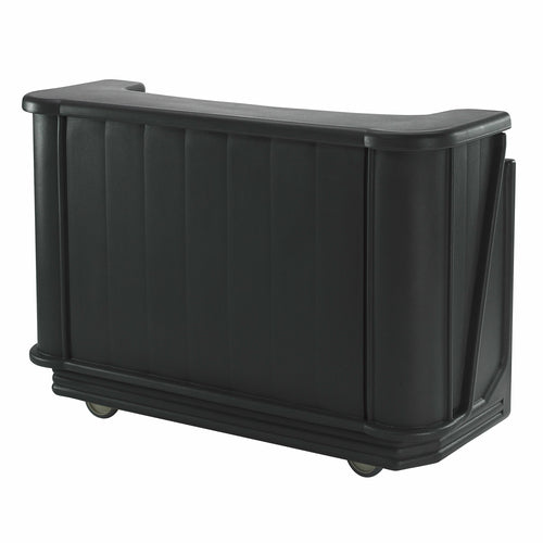 Cambro BAR650PM110 67 1/2" Portable Bar - Post-Mix Drink System, CO2, Black-cityfoodequipment.com