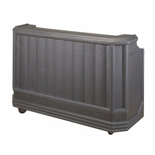 Cambro BAR730CP191 72 3/4" Portable Bar - 80 Lb Ice Sink, Cold Plate, Granite Gray-cityfoodequipment.com