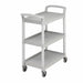 Cambro BC331KD480 3 Level Polymer Utility Cart W/ 300 Lb Capacity, Raised Ledges-cityfoodequipment.com