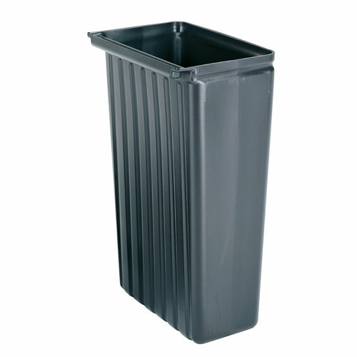 Cambro BC331KDTC110 8 Gal Trash Container For KD Service Cart, Black-cityfoodequipment.com