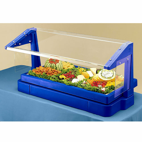Cambro BBR480186 37 5/16" Cold Food Bar - (3) Pan Capacity, Table Top, Navy Blue-cityfoodequipment.com