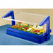 Cambro BBR480186 37 5/16" Cold Food Bar - (3) Pan Capacity, Table Top, Navy Blue-cityfoodequipment.com
