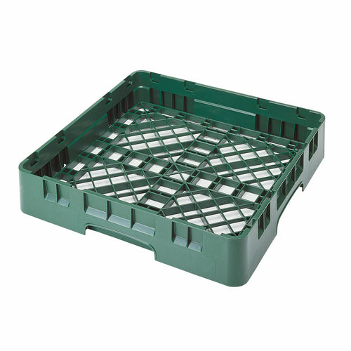 Cambro BR258119 Camrack Base Rack - Full Size, 1 Compartment, 4"H, Sherwood Green-cityfoodequipment.com