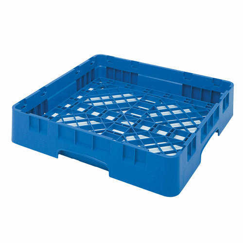 Cambro BR258168 Camrack Base Rack - Full Size, 1 Compartment, 4"H, Blue-cityfoodequipment.com