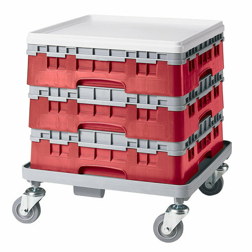 Cambro BR414163 Camrack Base Rack With Extender - 1 Compartment, 4"H, Red-cityfoodequipment.com
