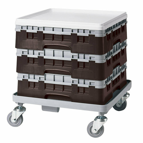 Cambro BR414167 Camrack Base Rack With Extender - 1 Compartment, 4"H, Brown-cityfoodequipment.com