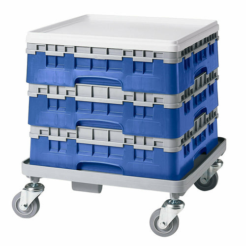 Cambro BR414168 Camrack Base Rack With Extender - 1 Compartment, 4"H, Blue-cityfoodequipment.com