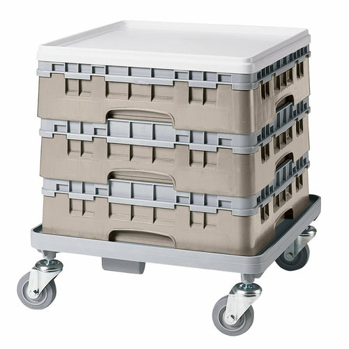 Cambro BR414184 Camrack Base Rack With Extender - 1 Compartment, 4"H, Beige-cityfoodequipment.com