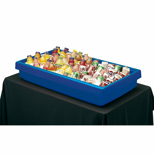 Cambro BUF72186 62 7/8" Cold Food Bar - (5) Pan Capacity, Table Top, Navy Blue-cityfoodequipment.com