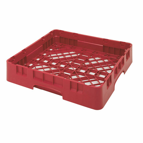 Cambro BR258163 Camrack Base Rack - Full Size, 1 Compartment, 4"H, Red-cityfoodequipment.com