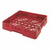 Cambro BR258163 Camrack Base Rack - Full Size, 1 Compartment, 4"H, Red-cityfoodequipment.com