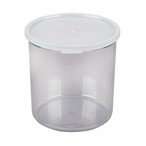 Cambro CCP27152 2 7/10 Qt Round Crock W/ Lid - Polycarbonate, Clear-cityfoodequipment.com
