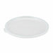 Cambro CCPL27148 Round Crock Cover For CCP15 And CCP27 - Plastic, White-cityfoodequipment.com
