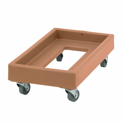 Cambro CD1327157 Camdolly® For Milk Crates W/ 300 Lb Capacity, Coffee Beige-cityfoodequipment.com
