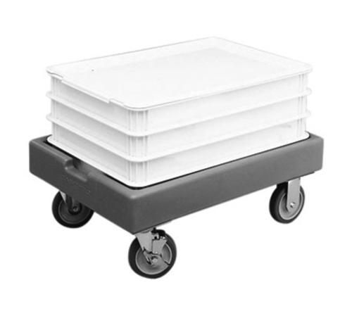 Cambro CD1826PDB131 Camdolly® For Pizza Dough Boxes W/ 300 Lb Capacity, Dark Brown-cityfoodequipment.com