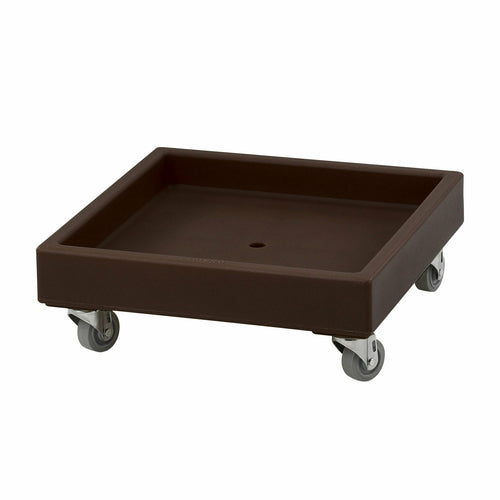 Cambro CD2020131 Camdolly® For Camracks® Dish Racks W/ 300 Lb Capacity, Dark Brown-cityfoodequipment.com