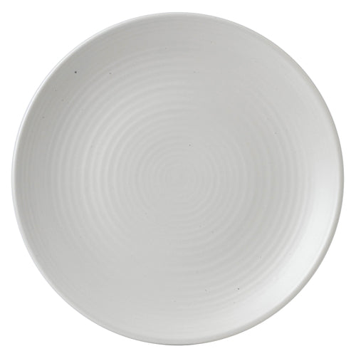 Dudson EP273 10 3/4" Round Evo Plate - Ceramic, Pearl-cityfoodequipment.com