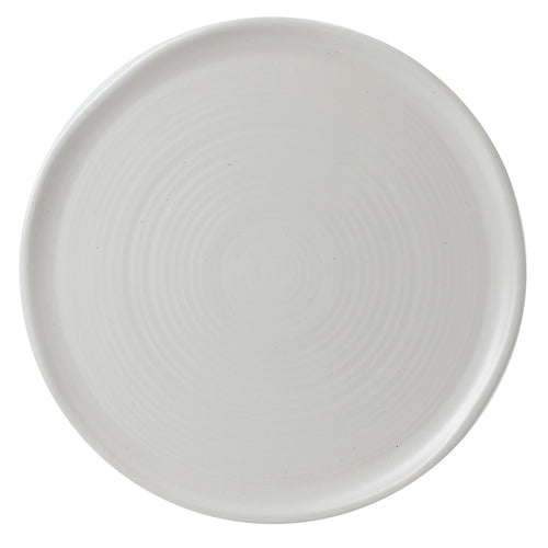 Dudson EP318 12 1/2" Round Evo Plate - Ceramic, Pearl-cityfoodequipment.com