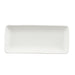 Dudson EP271 10 5/8" X 4 3/4" Rectangular Evo Chef's Tray - Ceramic, Pearl-cityfoodequipment.com