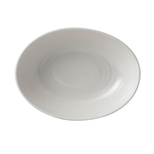 Dudson EP216 35 Oz Oval Evo Bowl - Ceramic, Pearl-cityfoodequipment.com