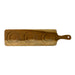 Dudson FN282 Rectangular Serving Board W/ Handle - 18 1/4" X 4 3/4", Acacia Wood-cityfoodequipment.com