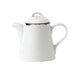 Dudson FM729 13 1/2 Oz Harvest Beverage Pot W/ Lid - Ceramic, Natural-cityfoodequipment.com