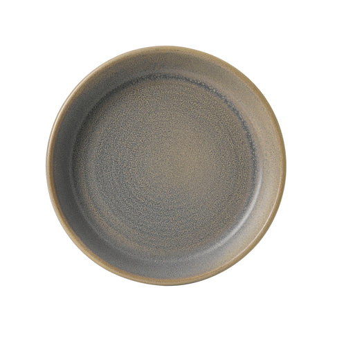 Dudson FM765 6 1/4" Round Evo Olive/tapas Dish - Ceramic, Granite-cityfoodequipment.com
