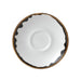 Dudson FM738 4 1/2" Round Harvest Espresso Saucer - Ceramic, Natural-cityfoodequipment.com