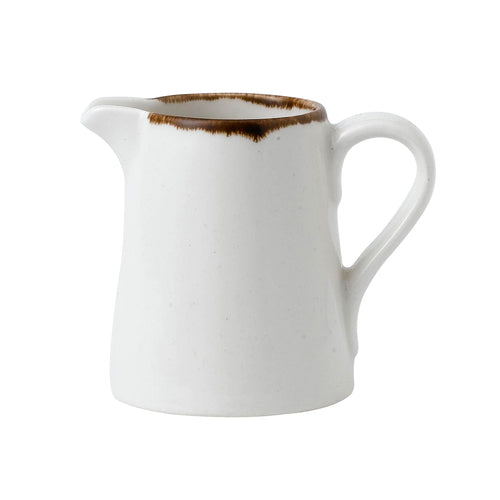 Dudson FM730 5 1/4 Oz Harvest Creamer - Glazed Ceramic, Natural/brown-cityfoodequipment.com