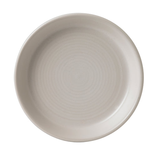 Dudson FM749 6 1/4" Round Evo Olive/tapas Dish - Ceramic, Pearl-cityfoodequipment.com