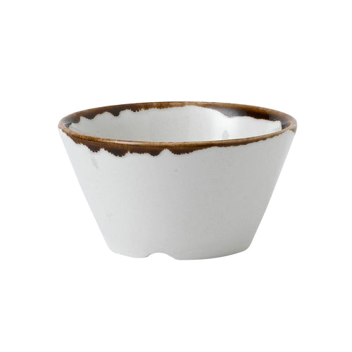 Dudson FM740 3 Oz Harvest Sauce Dish - Ceramic, Natural-cityfoodequipment.com