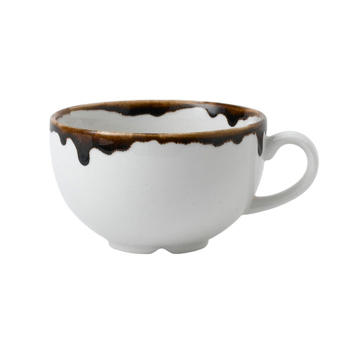 Dudson FM732 12 Oz Harvest Cappuccino Cup - Ceramic, Natural-cityfoodequipment.com