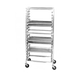 Channel 411AKD 20 1/2" 20 Bun Pan Rack W/ 3" Bottom Load Slides-cityfoodequipment.com