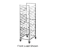 Channel 415S 28 1/2"W 27 Sheet Pan Rack W/ 2" Bottom Load Slides-cityfoodequipment.com