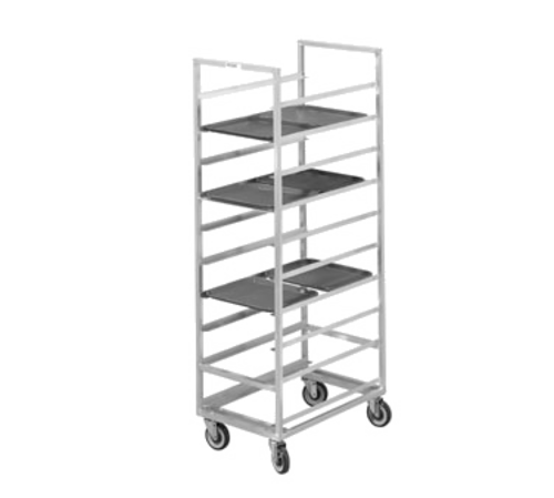 Channel 437A 21"W 40 Tray Cafeteria Tray Rack W/ 3" Bottom Load Slides-cityfoodequipment.com