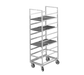 Channel 437A 21"W 40 Tray Cafeteria Tray Rack W/ 3" Bottom Load Slides-cityfoodequipment.com