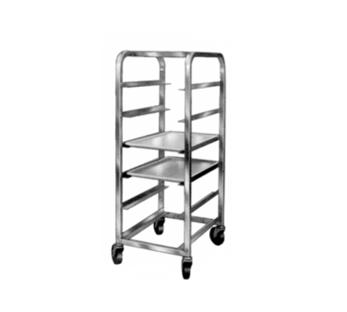 Channel 524AP 20 1/2"W 6 Platter Pan Rack W/ 6" Bottom Load Slides-cityfoodequipment.com