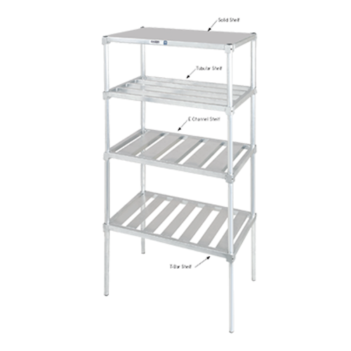 Channel ASAU72 72" Aluminum Shelving Upright-cityfoodequipment.com