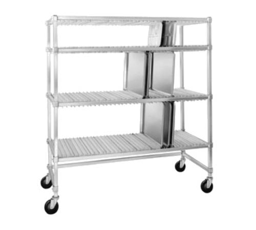 Channel ATDR-4 3 Level Mobile Drying Rack For Trays-cityfoodequipment.com
