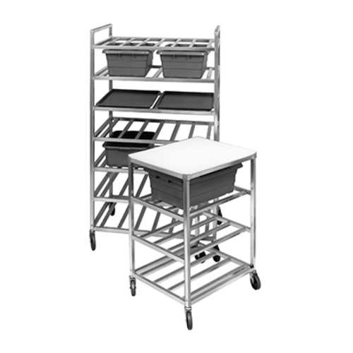 Channel AXDUSR7 6 Shelf Universal Lug Rack W/ 9 1/2" Spacing, Aluminum-cityfoodequipment.com
