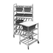 Channel AXDUSR7 6 Shelf Universal Lug Rack W/ 9 1/2" Spacing, Aluminum-cityfoodequipment.com