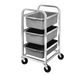Channel BBC-6 Bus Box Cart - 41" X 42" X 18", Aluminum-cityfoodequipment.com