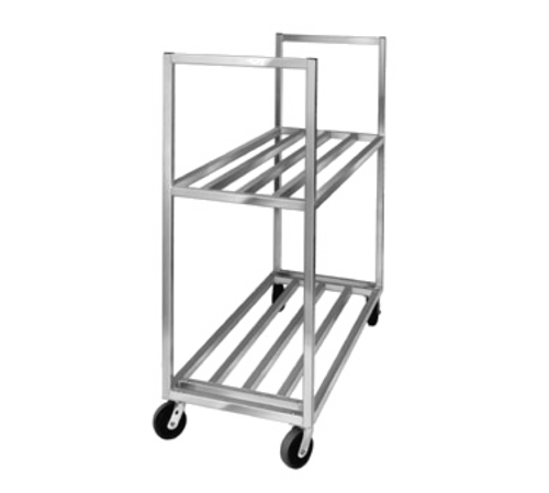 Channel BBT-5420-2 Box Transport Truck W/ (2) Shelves - 54"W X 20"D X 67 1/2"H, Aluminum-cityfoodequipment.com