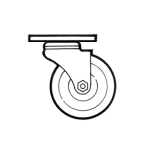 Channel CPS45U 5" Plate Swivel-cityfoodequipment.com