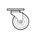 Channel CPS45U 5" Plate Swivel-cityfoodequipment.com