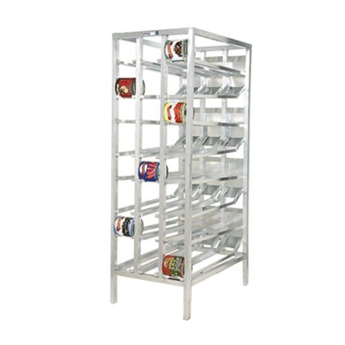 Channel CSR-156 82"H Stationary Can Rack W/ (156) #10 Capacity, Front Load-cityfoodequipment.com