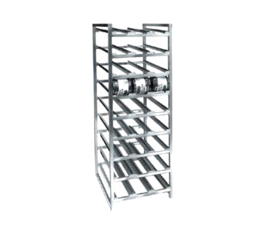 Channel CSR-9 76"H Stationary Can Rack W/ (162) #10 Capacity, Front Load-cityfoodequipment.com