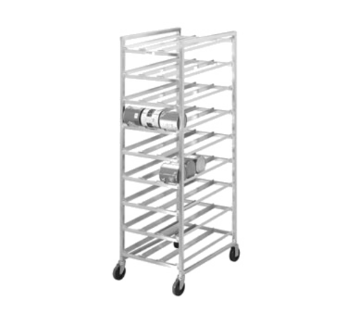 Channel CSR-9M 82 1/4"H Mobile Can Rack W/ (162) #10 Capacity, Front Load-cityfoodequipment.com