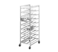 Channel CSR-9M 82 1/4"H Mobile Can Rack W/ (162) #10 Capacity, Front Load-cityfoodequipment.com